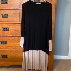 Long sleeved dress